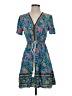 Leani Paisley Blue Casual Dress Size S - photo 1