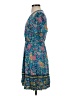 Leani Paisley Blue Casual Dress Size S - photo 5