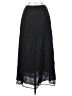 Talbots Solid Black Casual Skirt Size 2 - photo 1