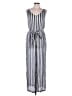 Derek Heart Stripes Gray Jumpsuit Size XL - photo 1