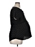 Full Moon Maternity 100% Rayon Black Short Sleeve Blouse Size XL Maternity - photo 4