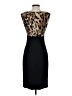 Cache Animal Print Black Cocktail Dress Size 2 - photo 2