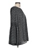 MICHAEL Michael Kors 100% Polyester Gray Long Sleeve Blouse Size L - photo 4