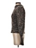 Veronica Beard Tweed Brown Turtleneck Sweater Size XS - photo 5