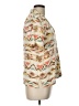 Alfred Dunner Print Tan Short Sleeve Button-Down Shirt Size L (estimated) - photo 4