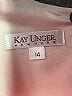 Kay Unger 100% Polyester Floral Silver Cocktail Dress Size 14 - photo 7