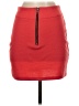 Blue Rain Solid Red Casual Skirt Size S - photo 2