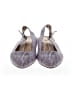 Vionic 100% Leather Print Purple Flats Size 8 1/2 - photo 2