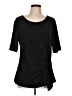 Lands' End Black Short Sleeve Top Size L - photo 1