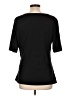 Lands' End Black Short Sleeve Top Size L - photo 2
