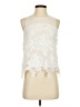 Greylin 100% Polyester Floral Ivory Sleeveless Blouse Size XS - photo 1