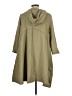 Solutions Solid Green Casual Dress Size L - photo 2