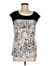 Calvin Klein Silver Short Sleeve Top Size M - photo 1