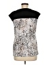 Calvin Klein Silver Short Sleeve Top Size M - photo 2