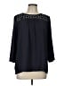 Ann Taylor Blue 3/4 Sleeve Blouse Size L - photo 1