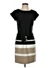 Studio One Color Block Black Casual Dress Size 4 (petite) - photo 1