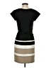 Studio One Color Block Black Casual Dress Size 4 (petite) - photo 2