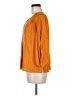 Left Coast by Dolan Orange 3/4 Sleeve Blouse Size M - photo 5