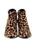 BLEECKER & BOND Animal Print Brown Ankle Boots Size 6 - photo 2