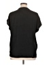 RACHEL Rachel Roy 100% Polyester Black Short Sleeve Blouse Size XL - photo 2