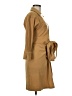 Diane von Furstenberg 100% Wool Tan Wool Coat Size 6 - photo 4