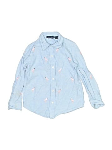 Janie and Jack Long Sleeve Button-Down Shirt (view 1)