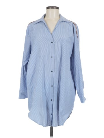 Zara Long Sleeve Button-Down Shirt (view 1)