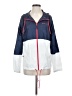 Columbia 100% Polyester Color Block White Windbreaker Size S - photo 1