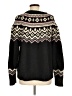 Lucky Brand Chevron-herringbone Black Pullover Sweater Size L - photo 2