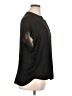 RACHEL Rachel Roy 100% Polyester Black Short Sleeve Blouse Size XL - photo 4