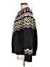 Lucky Brand Chevron-herringbone Black Pullover Sweater Size L - photo 5