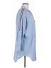Zara Blue Long Sleeve Button-Down Shirt Size M - photo 4
