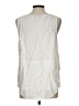 Derek Lam 100% Cupro Ivory Sleeveless Blouse Size L - photo 2
