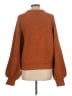 Free People Solid Brown Pullover Sweater Size L - photo 2
