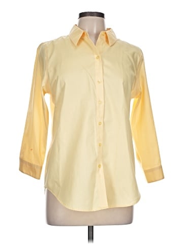 Coldwater Creek 3/4 Sleeve Button-Down Shirt (view 1)