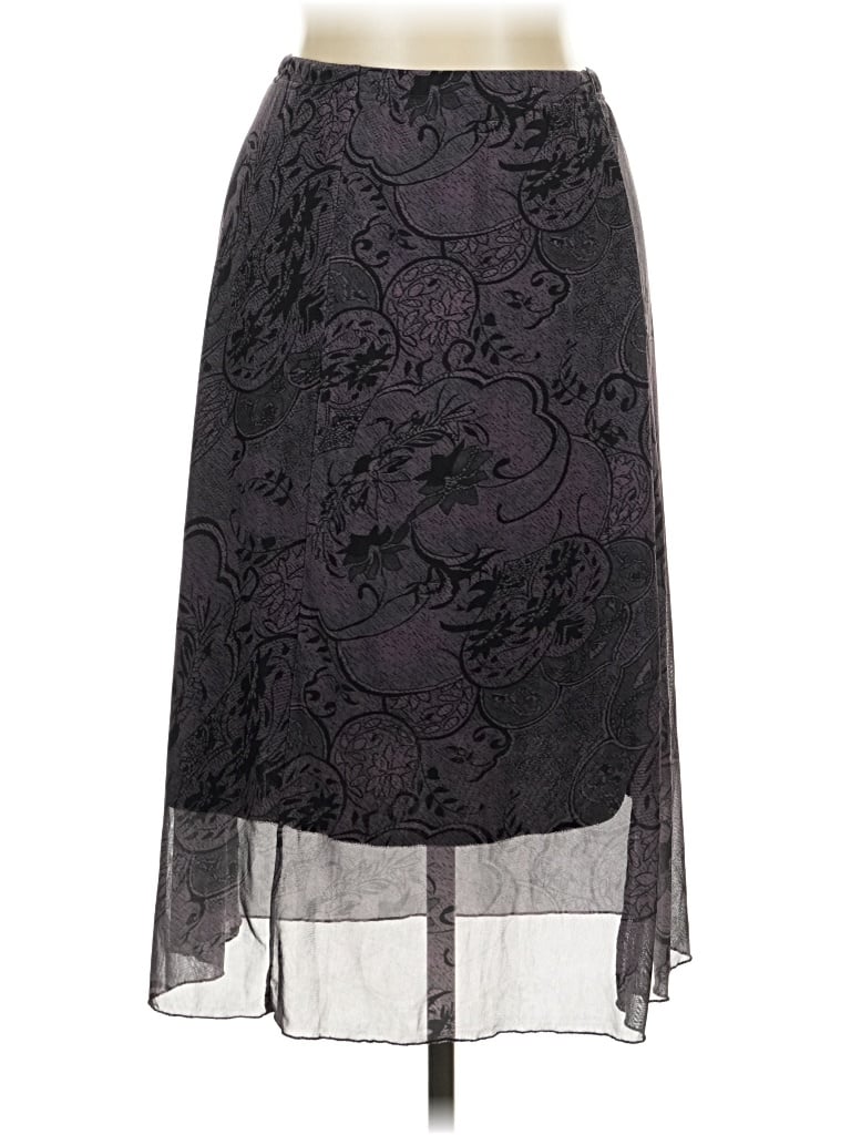 Pre-owned Romwe Formal Skirt In Black