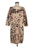 Blumarine Animal Print Tan Casual Dress Size EU (IT) 44 / US 8 - photo 1