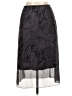 Romwe Paisley Black Formal Skirt Size L - photo 2