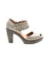 Born 100% Leather Gray Heels Size 8 - photo 1