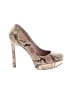 Joan & David Animal Print Ivory Heels Size 8 - photo 1