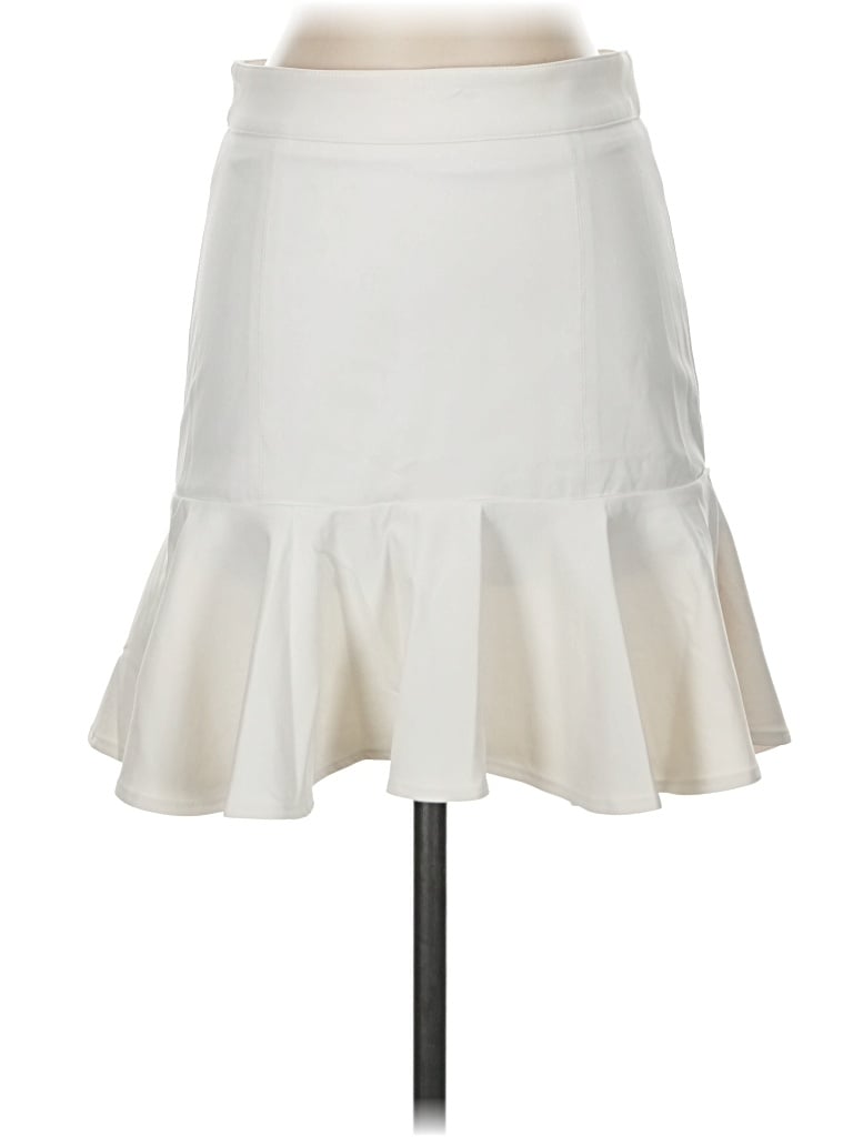 Pre-owned Veronica Beard Formal Skirt In White