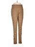 Ann Taylor LOFT Houndstooth Brown Casual Pants Size M (tall) - photo 1
