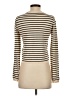 Zara Stripes Ivory Turtleneck Sweater Size S - photo 2