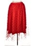 ELOQUII 100% Polyester Polka Dots Red Casual Skirt Size 14 Plus - photo 2