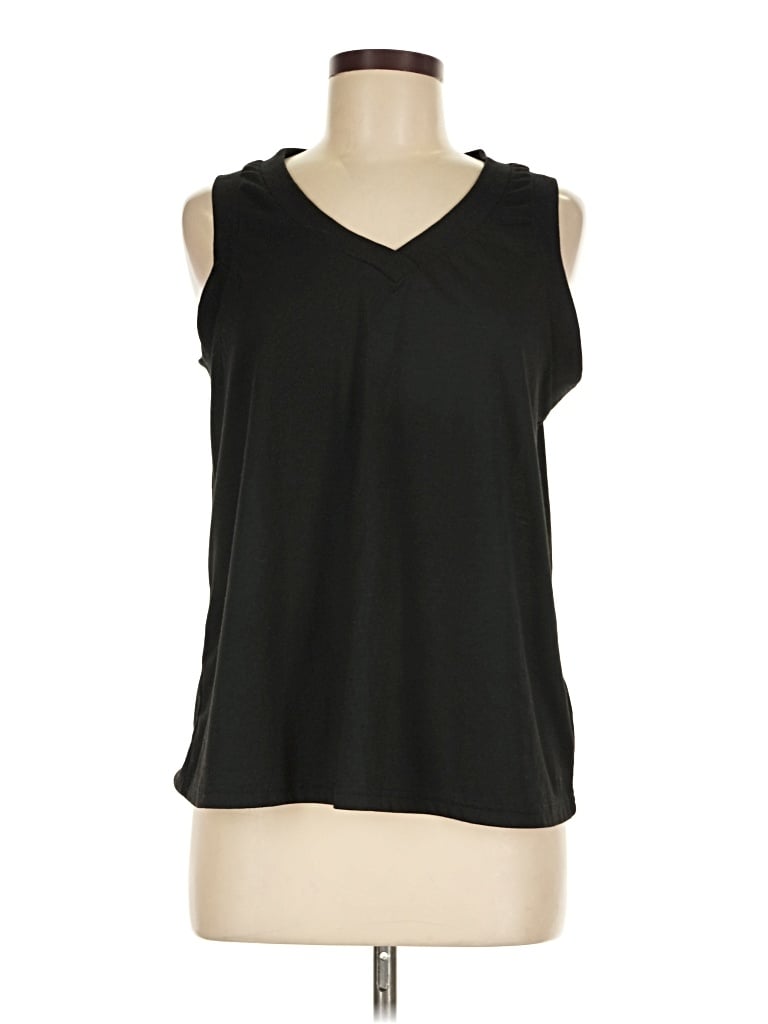 Pre-owned Emery Rose Sleeveless T-shirt In Black