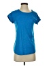 Lands' End Blue Short Sleeve Top Size XS - photo 1