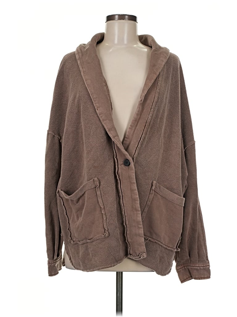 Pre-owned Forever 21 Cardigan Sweater In Brown