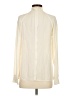 Theory 100% Silk Ivory Long Sleeve Silk Top Size P (petite) - photo 2