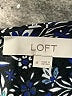 Ann Taylor LOFT 100% Polyester Blue Sleeveless Blouse Size M - photo 7