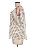 A. Byer 100% Polyester Polka Dots Ivory Short Sleeve Blouse Size L - photo 5
